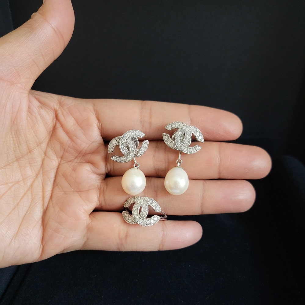 Diamond Earring & Ring Set